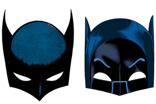 Two Batman Mask Png PNG images