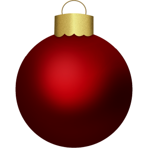 Classic Red Baubles Png PNG images