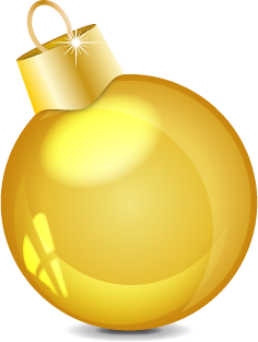 Gold Ball, Baubles, Christmas Png PNG images
