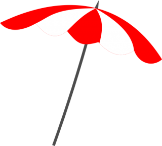 Red Beach Umbrella Png PNG images