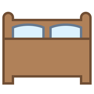 Bed, Bedroom, Home, Hotel, House, Real Estate, Room Icon PNG images