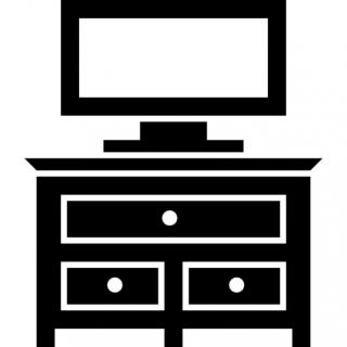 Bedroom, Television, Tv, Furniture, Drawer Icon PNG images