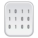 Library Icon Binary PNG images