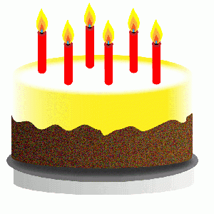 Vector Drawing Birthday Cake PNG images
