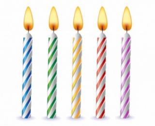 High Resolution Birthday Candles Png Icon PNG images