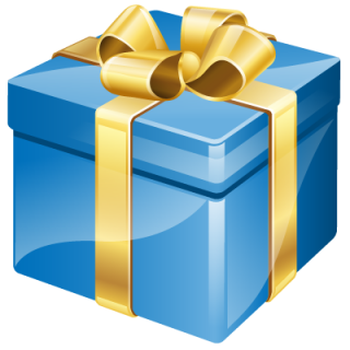 Blue, Birthday Gift Png PNG images