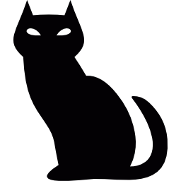 Black Cat Icons No Attribution PNG images