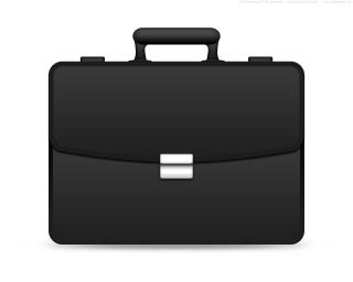 Black Briefcase Icon PNG images