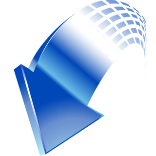 Blue Down Arrow Png PNG images