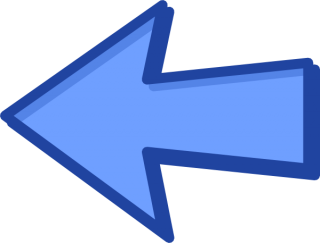 Blue Left Arrow Png PNG images