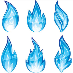 Designs Png Blue Flames PNG images