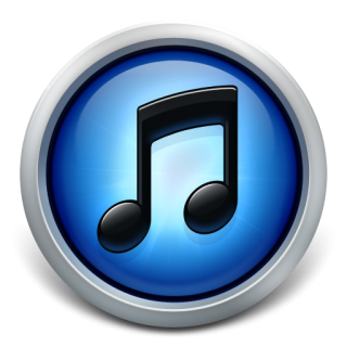 Blue ITunes Music Icon PNG images