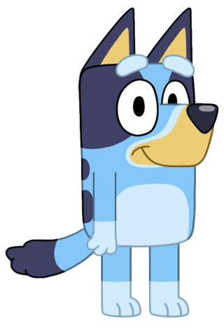 Bluey Side View, Character Png PNG images