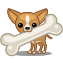 Dog Chihuahua Bone Icon PNG images