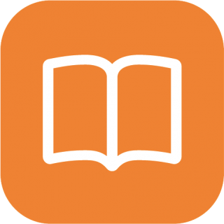 Description Book Icon Orange PNG images