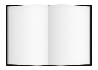 Black Frame Open Book PNG images