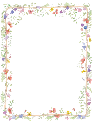 Flower Border Frame Png PNG images