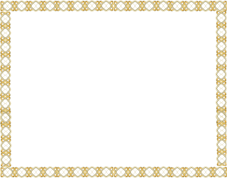 Golden Border Png PNG images