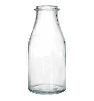 Clear Glass Bottle Without Lid Simple PNG Image PNG images