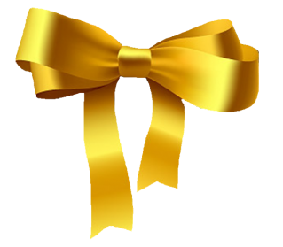 Yellow HD Bow PNG PNG images
