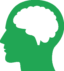 Human, Brain Icon, Green PNG images