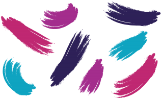 Coloring Brush Stroke Vector, Pink, Blue, Dark Blue PNG images