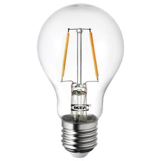 100 Lumen LED Bulb E26 Globe Clear Glass Lunnom, Light Bulb PNG images