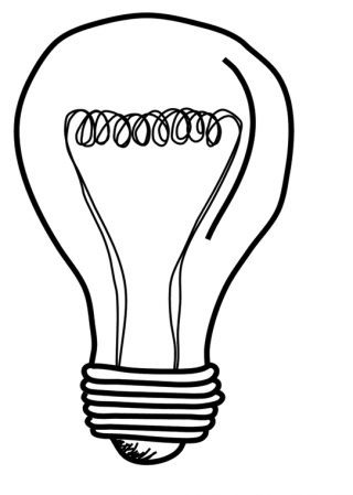 Repainted Light Bulb, Light Bulbs, Ink Drawing PNG images