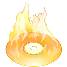 Burn Disk Size Icon PNG images