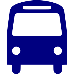 Blue Bus Icon PNG images