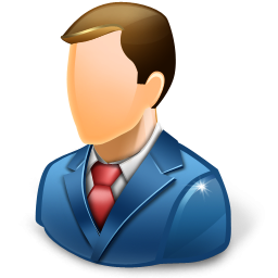 Business Man Blue Icon Free Search Download As Png, Ico And Icns PNG images