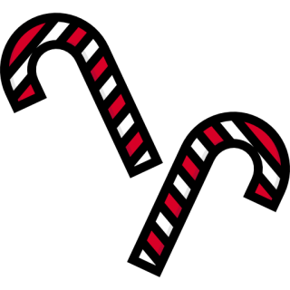 Vector Candy Cane Icon PNG images