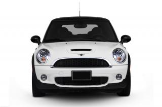 White Mini Cooper Car Front Png PNG images