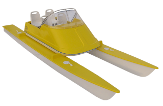 Catamaran Yellow Png PNG images