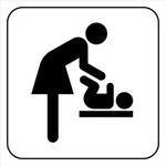 Mother Changing Baby Clothes Icon PNG images