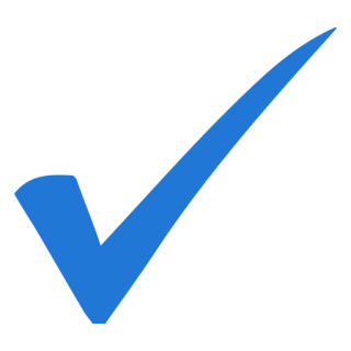 Blue Check Mark Transparent Png PNG images