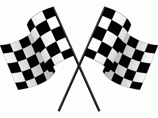 Crossed Checkered Flags Icon PNG images