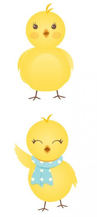 Vector Drawing Chicks PNG images