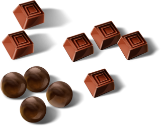 Chocolate PNG image transparent image download, size: 2582x2580px