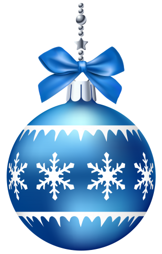 Blue Christmas Balls Png PNG images