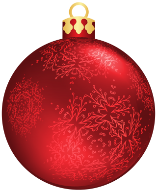 Red Christmas Balls Png PNG images