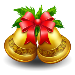 Christmas bell clipart. Free download transparent .PNG