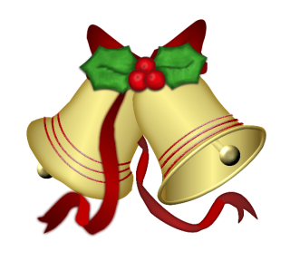 Christmas bell clipart. Free download transparent .PNG