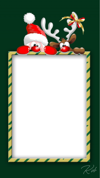 Christmas Frame, Santa Frame Photo PNG images