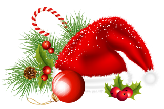 Hat, Ball, Tree Leaf, Candy Christmas PNG Image PNG images
