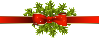 Leaf, Ribbon, Christmas, Red Png PNG images