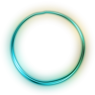 Green Glowing Circle Icon PNG images