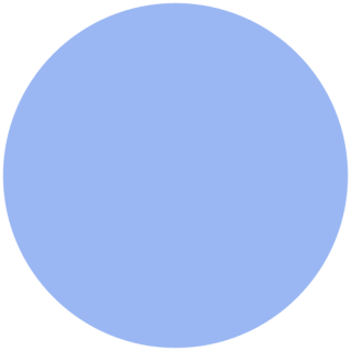 blue circle no background