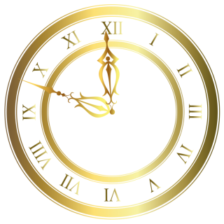 Gold Clock Png PNG images