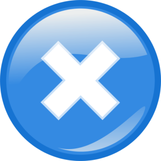 Blue Close Button Png PNG images